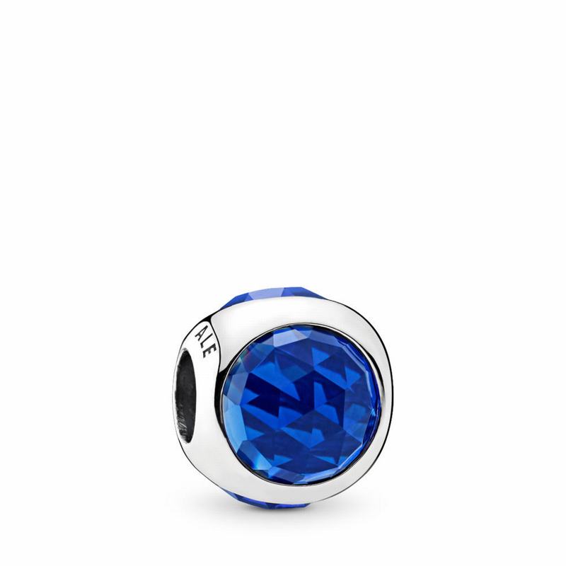 Talismane Pandora Radiant Droplet Argint/Albastri (YdJbhNGq)